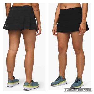 Lululemon Black Pace Rival Skirt